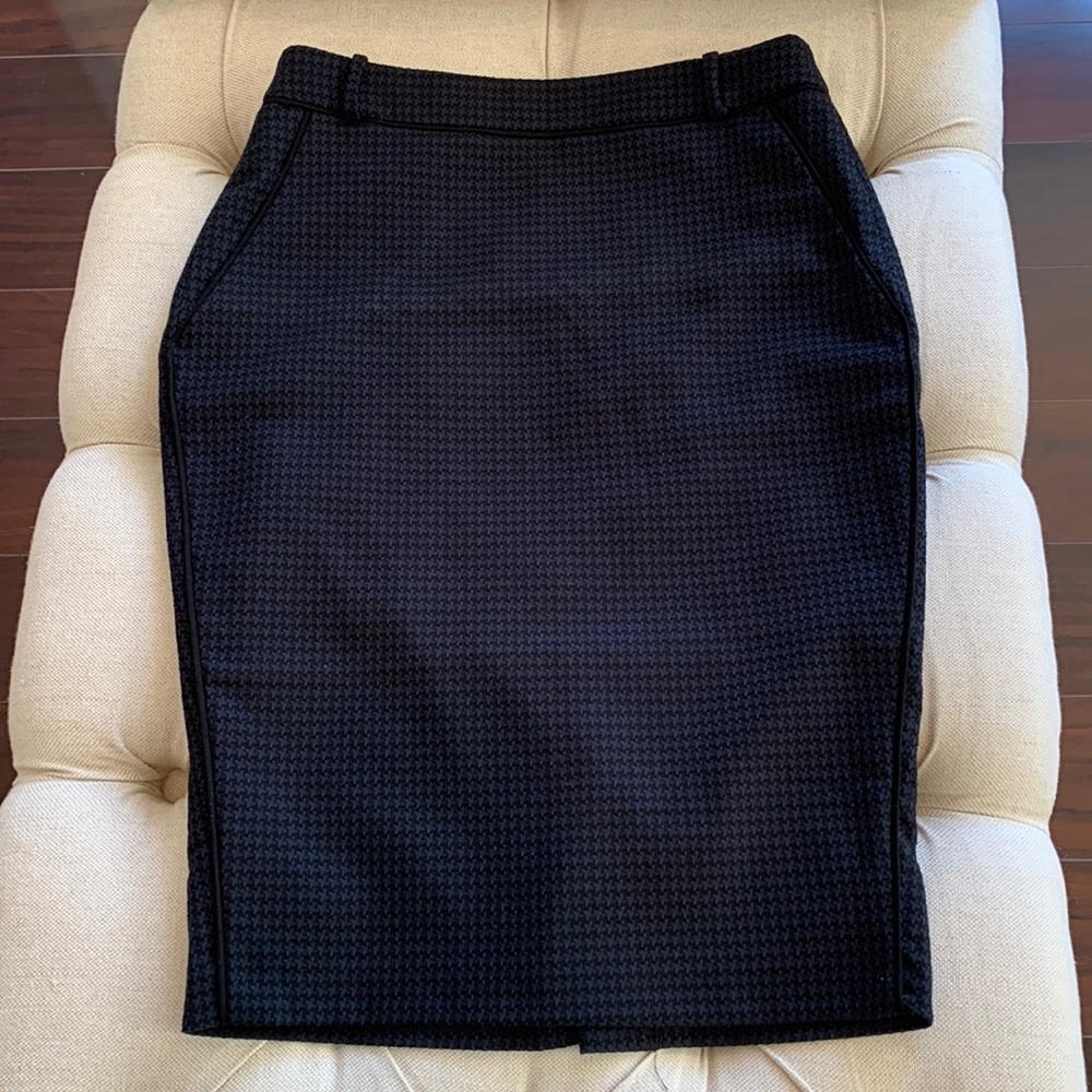 Return To Work Pencil Skirt in Navy Blue